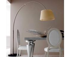 Illuminando Piantana arco il-boing g e27 lampada terra telescopica base marmo paralume