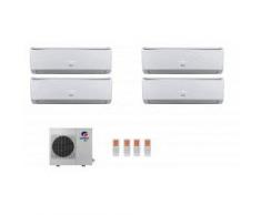 GREE CLIMATIZZATORE CONDIZIONATORE GREE QUADRI SPLIT INVERTER SERIE LOMO 9+9+12+12 CON GWHD28NK3KO