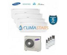 Samsung CLIMATIZZATORE CONDIZIONATORE SAMSUNG QUADRI SPLIT 7+9+9+12 AR9500M WINDFREE CON AJ070FCJ WI-FI 7000+9000+9000+12000 BTU