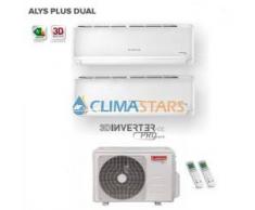 Ariston CLIMATIZZATORE CONDIZIONATORE ARISTON DUAL 9+9 INVERTER ALYS PLUS DA 9000+9000 BTU CON U.E. 55 XD0B-O