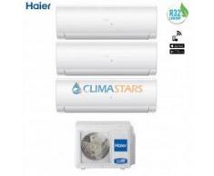 HAIER CLIMATIZZATORE CONDIZIONATORE HAIER TRIAL 12+12+12 IES CON 3U68S2SG1FA IN A++ GAS R32 DA 12000+12000+12000 BTU WI FI READY 2018