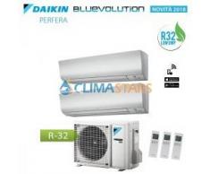 Daikin CLIMATIZZATORE CONDIZIONATORE DAIKIN DUAL SPLIT 9+9 INVERTER PERFERA SERIE FTXM BLUEVOLUTION R-32 9000+9000 CON 2MXM40M
