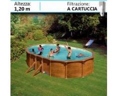 Piscine Italia Piscina Fuori Terra Gre In Acciaio Ovale Madeira 500