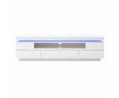 Mobile porta TV Ocean con 5 cassetti, 1 vano e LED colorati