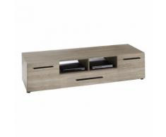 Mobile porta TV Skin con tre cassetti in rovere fresato - ULTIMO PEZZO