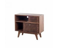 Credenza da soggiorno in legno marrone - CLEVELAND