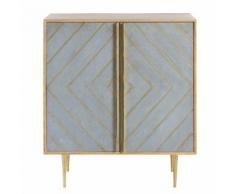 Credenza a 2 ante in legno massello di mango Carlotta