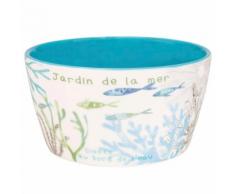 Insalatiera in maiolica blu