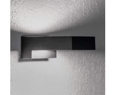 Applique LED nera Natalja da bagno