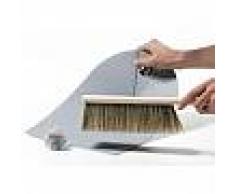 Normann Copenhagen e scopa DUSTPAN AND BROOM (Grigio chiaro - Polipropilene - Legno - Fibre naturali)