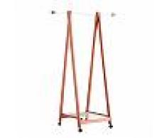VALSECCHI HOME appendiabiti con ruote SHOW-WHEEL (Ciliegio - Legno massello di faggio)