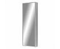 KRISTALIA contenitore pensile scarpiera FOOT BOX (Struttura alluminio / frontale specchio - Alluminio / Vetro)