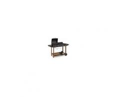 bst 612396ru Barbecue Gas Metano / Gpl Bbq Da Giardino In Acciaio Potenza 10 Kw 93x43x87h Con Coperchio E Ruote - 612396 - 396eu Romeo