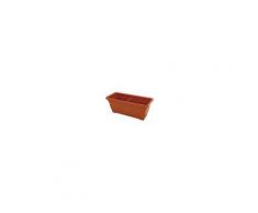 ics R60080 Vaso In Plastica Per Piante E Fiori Fioriera Rettangolare Per Giardino E Balcone Cm 80x35x33 H - Daphne - R60080