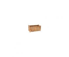 giardini del re Cassetta 40x80cm Fioriera Legno Rettangolare Da Balcone Vaso Da Esterno Terrazzo 80x40x40h Cm