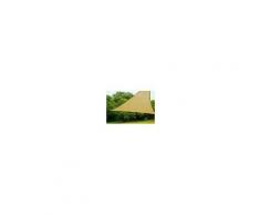 giardini del re Vela Triangolare 5x5x5 Ecru Vela Ombreggiante Triangolare 5x5x5 Metri Copertura Telo Tenda Parasole Da Giardino Materiale Polietilene 180 G/mq Colore Ecrù