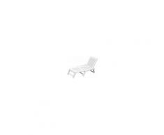 LETTINO ORFEO RESINA BIANCO 177X61X30H ARREDO ESTERNO
