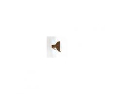 LUCEPLAN lampada per esterni da parete o soffitto SKY a LED D63a.L. (Castagna - Alluminio e policarbonato)