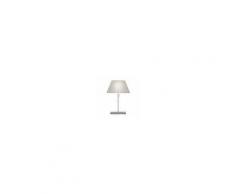 ANTONANGELI lampada da tavolo RICAMI T1 (Paralume bianco, struttura bianca - Pizzo Valencienne, vetro, metallo verniciato)