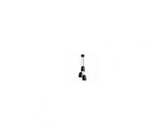 PETITE FRITURE set da 3 lampade a sospensione CHAINS con 3 cavi (Nero - PVC)