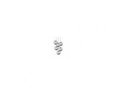 FATBOY set da 6 lampade a sospensione SPHEREMAKER (Grigio scuro - Policarbonato e metallo)
