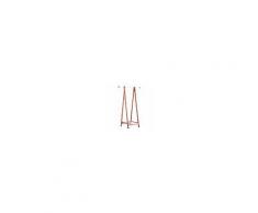 VALSECCHI HOME appendiabiti con ruote SHOW-WHEEL (Ciliegio - Legno massello di faggio)