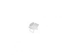 TALENTI poltrona SWELL (Bianco - Struttura in metallo)