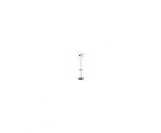 KARTELL appendiabiti da terra HANGER (Rosso aranciato - Acciaio spazzolato e policarbonato)