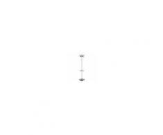 KARTELL appendiabiti da terra HANGER (Nero - Acciaio spazzolato e policarbonato)