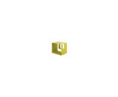 MEME DESIGN portariviste LIBRIS (Giallo Maya - Metallo)