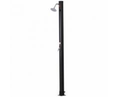 Doccia Solare Da Giardino 20l Acqua Fredda-calda 60° Nera Miozzi...