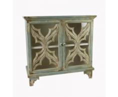 Credenza Mobile Soggiorno 2 Ante In Legno 94x92x40cm Adami Shabby ...