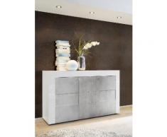 Credenza Mobile Da Salotto 2 Porte 3 Cassetti 138x42x84cm Tft Bui...