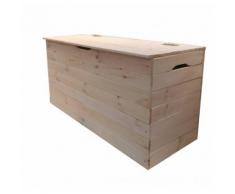 Cassapanca Baule In Legno Di Pino 100x40x50cm Valdomo Forziere 100...
