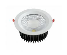 Faretto Tondo Alluminio Bianco Incasso Controsoffittatura Led 60 W...