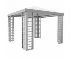 Gazebo Leon Pk Da Giardino In Legno 300x300 Cm Copertura In Pvc Ta...