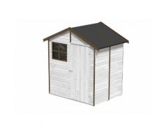 Casetta Box Capanno In Legno Per Attrezzi Portofino Con Porta E Fi...