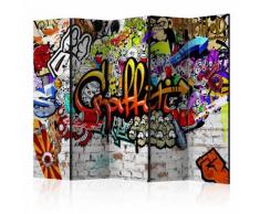 Paravento 5 Pannelli - Colourful Style 225x172cm Erroi...