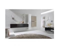 Parete Attrezzata Mobili Salotto 4 Mobili Sospesi 225x31x139cm Tft...