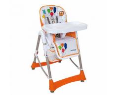 Seggiolone Per Bambini 6 Altezze Joycare Delizia Arancio...