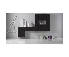 Parete Attrezzata Mobili Salotto 6 Mobili Sospesi 255x31x190cm Tft...