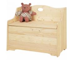 Cassapanca Baule In Legno Abete Grezzo 85x43x70cm Fumer Uno...