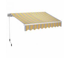 Tenda Da Sole Barra Quadra 200x300 Cm Tessuto In Poliestere Riga G...