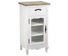 Comodino 1 Anta 1 Cassetto In Legno Adami Country...