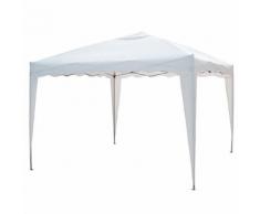 Gazebo Da Giardino Pieghevole 3x3m Struttura In Metallo Tessuto Bi...
