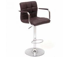 Sgabello Bar In Ecopelle My Office Quadro Marrone...