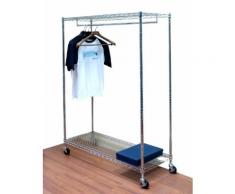 Stender Appendiabiti In Acciaio Cromato 46x122x166cm Tosini Dress1...