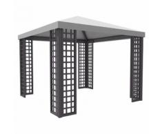 Gazebo Leon Pk Da Giardino In Legno 300x300 Cm Copertura In Pvc Ta...