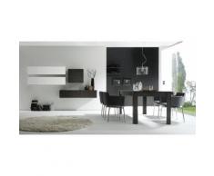 Parete Attrezzata Mobili Salotto 4 Mobili Sospesi 115x255x29cm Tft...