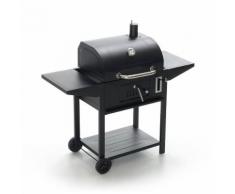 Barbecue A Carbone Carbonella Con Termometro Camino E Carrello Tad...